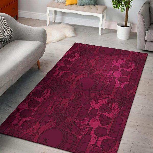 Grape Red Wine Pattern Print Home De …