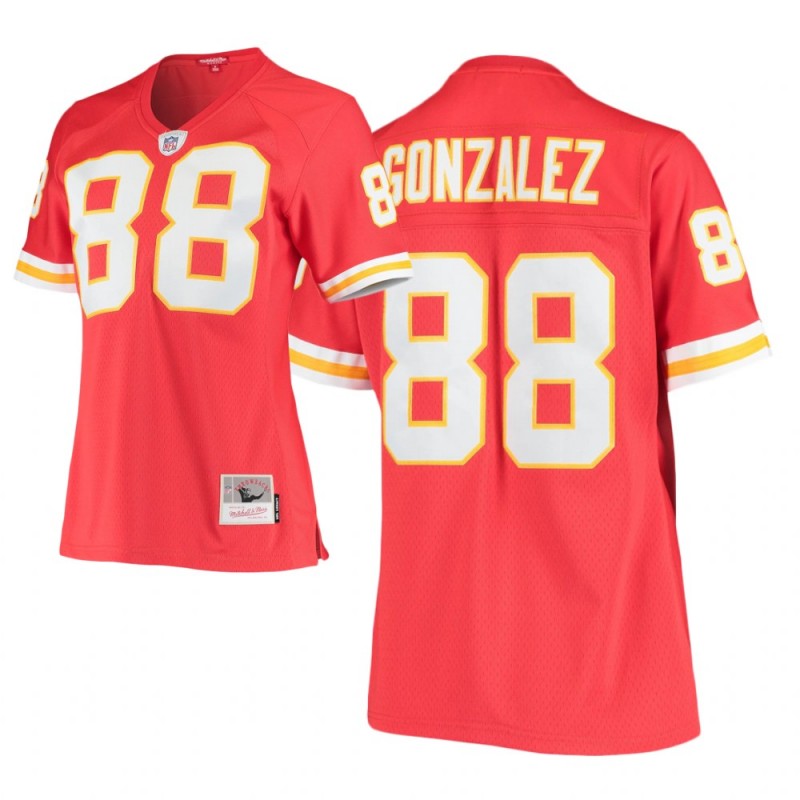 Women’S Kansas City Chiefs # Tony Gonzalez Red Legacy Replica Mitchell &Amp; Ness Jersey