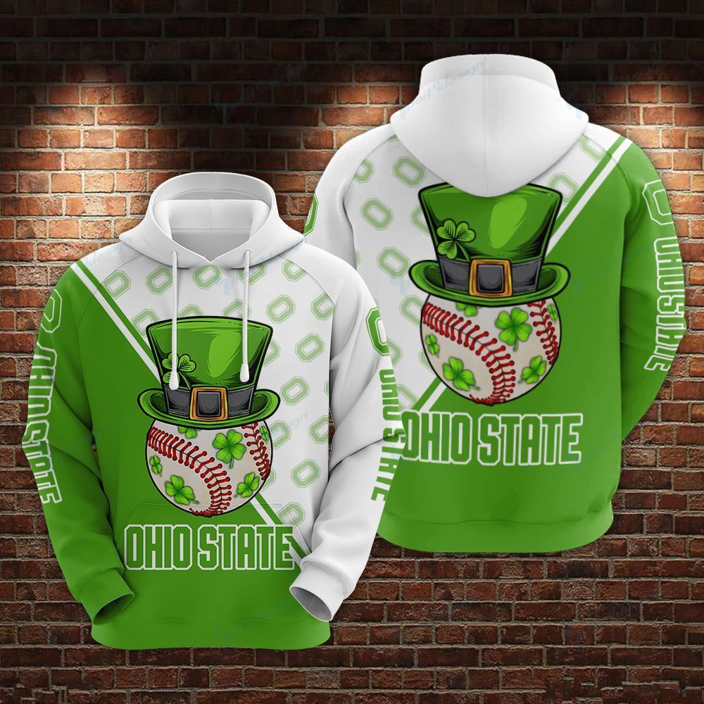 Ohio State Buckeyes and Saint Patrick Limited Hoodie S533