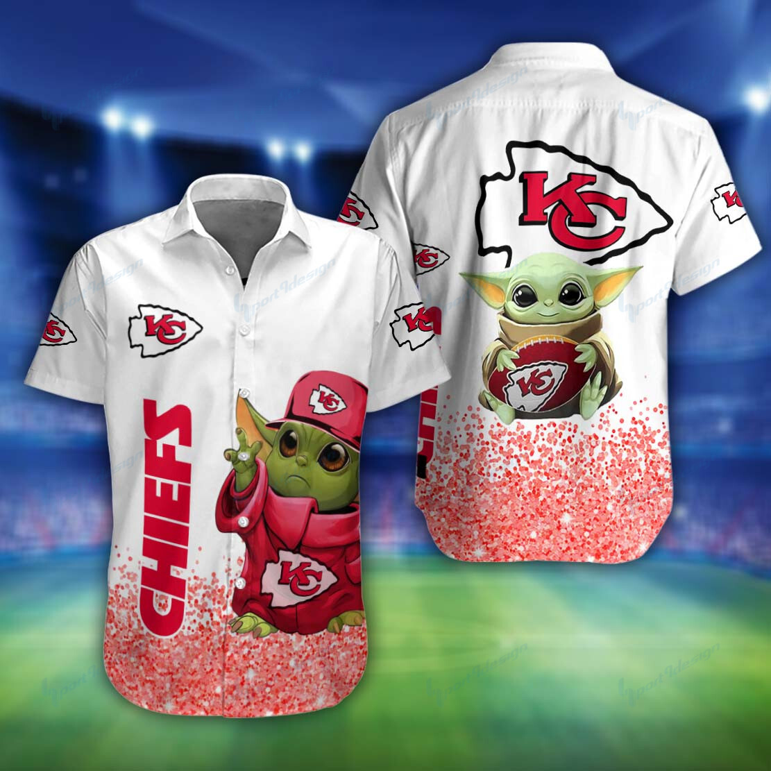 Kansas City Chiefs Button Shirts Bg88