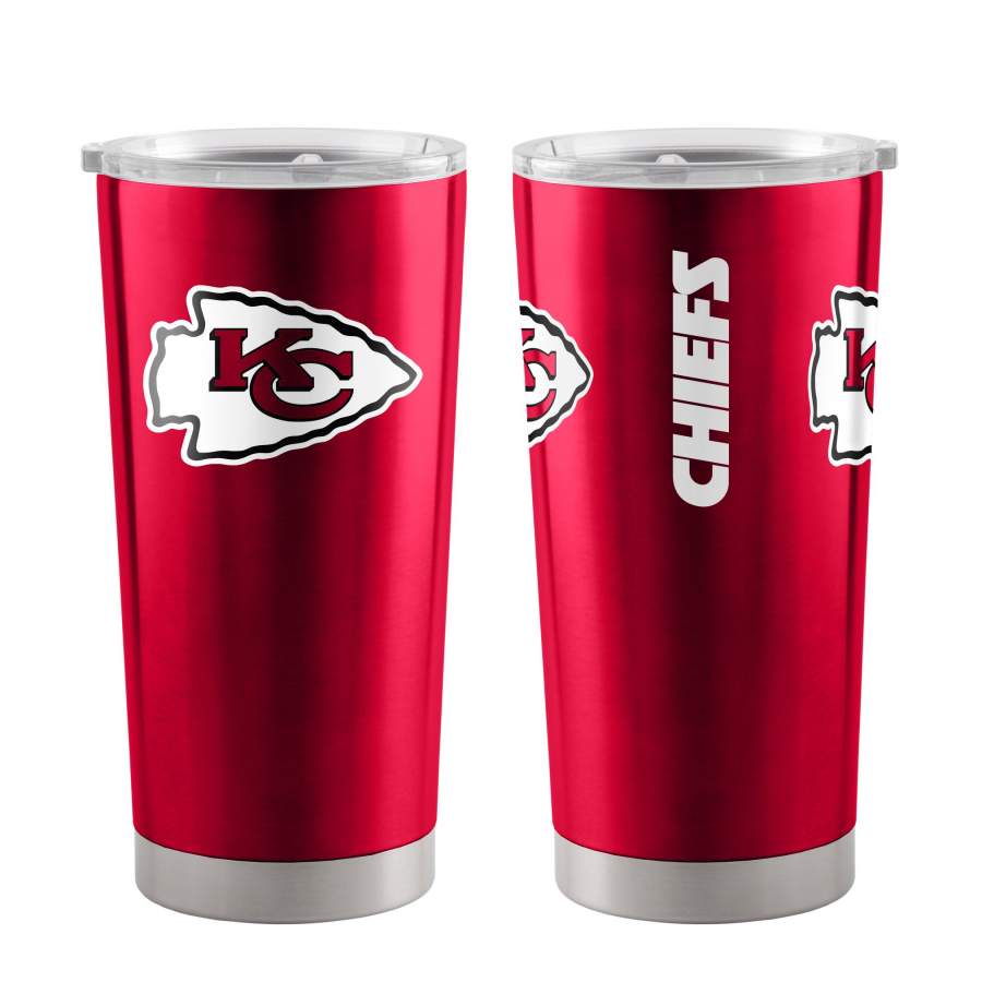 Kansas City Chiefs Premium Travel Stainless Steel Insulated Tumbler Cup Ultra Red