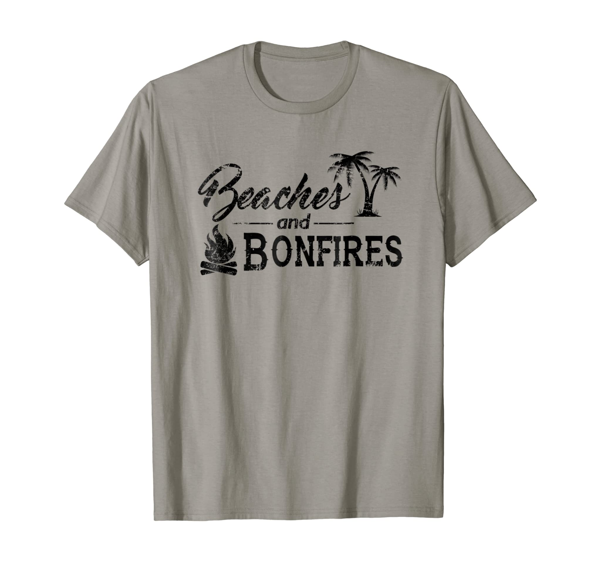 Beaches and Bonfires Shirt – Fun Ocean Beach Camping Surf