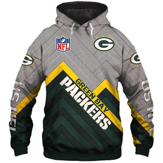 Green Bay Packers 41 Unisex 3D Hoodie Gift For Fans