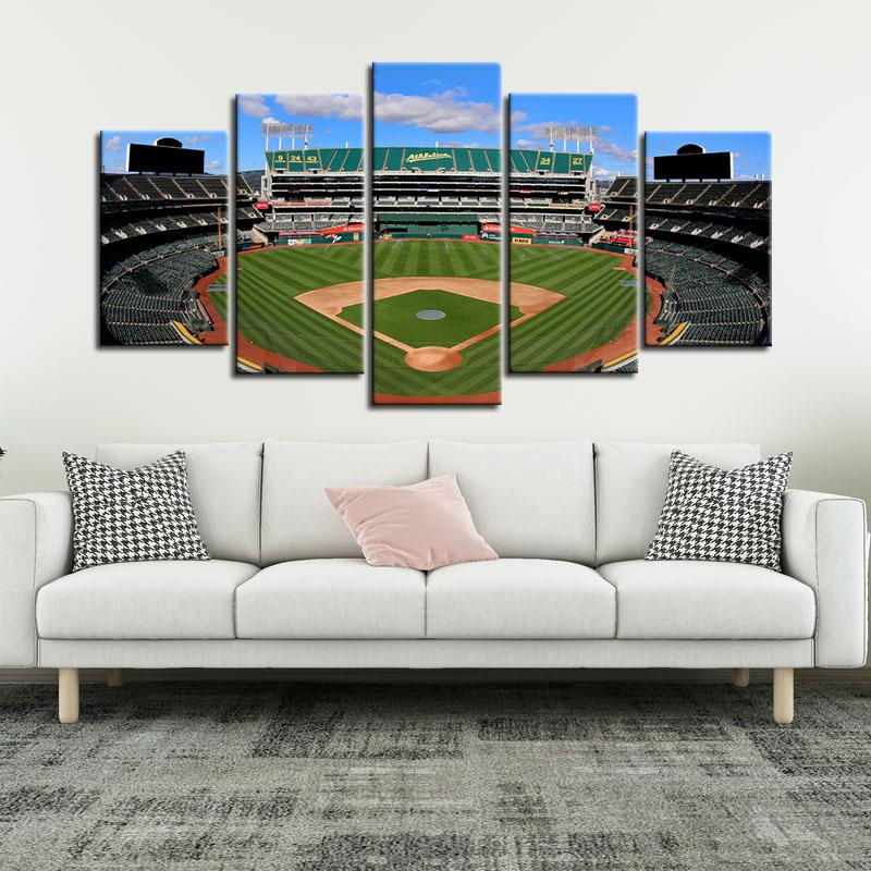 Oakland Athletics Stadium Wall Canvas – Donelanetop Store