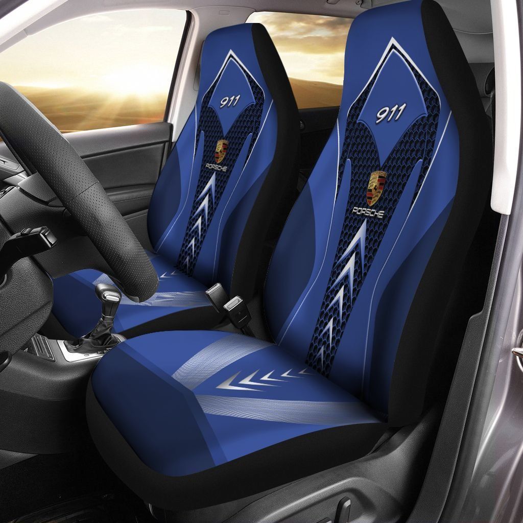 Porsche 911- Lph Car Seat Cover Ver1 (Blue)