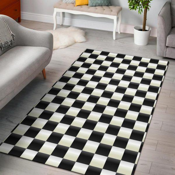 Checkered Flag Print Pattern Home De &hellip;