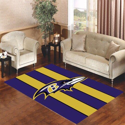 Baltimore Ravens Simbol Living Room Carpet Rugs Area Rug For Living Room Bedroom Rug Home Decor