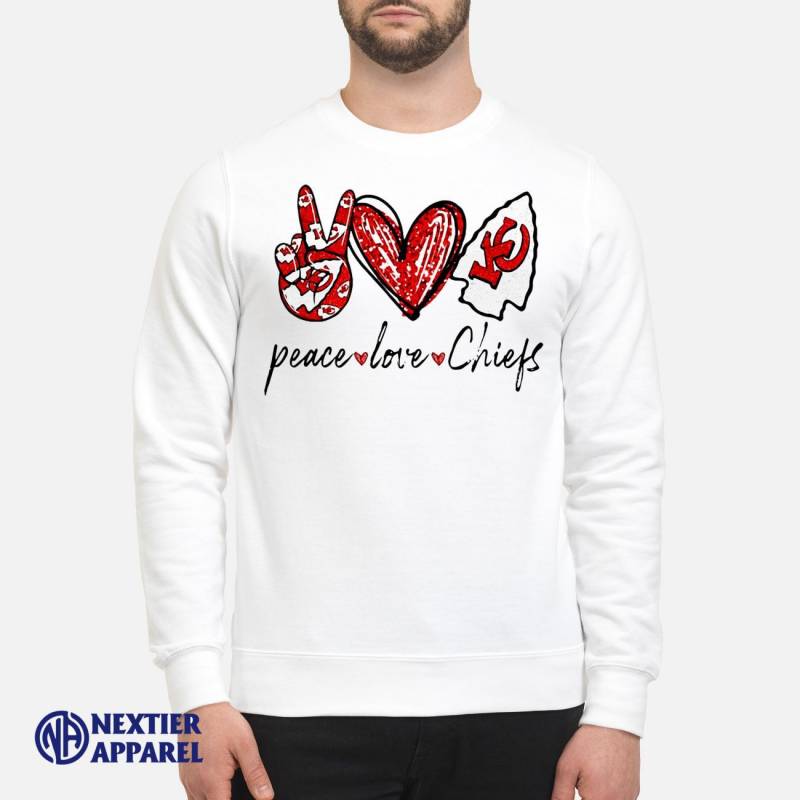 Peace Love Kansas City Chiefs Special Version Shirt Unisex Sweatshirt