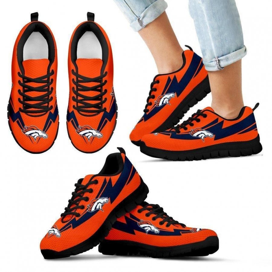 Three Amazing Good Line Charming Logo Denver Broncos Sneakers #202