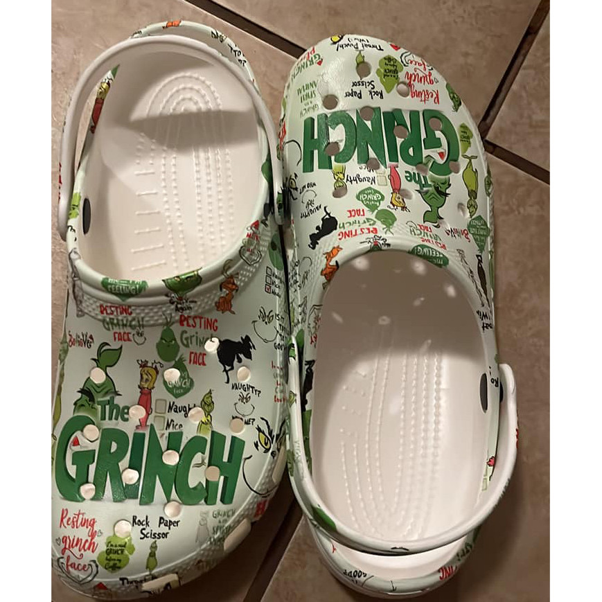 The Grinch 3D Crocs T-46195