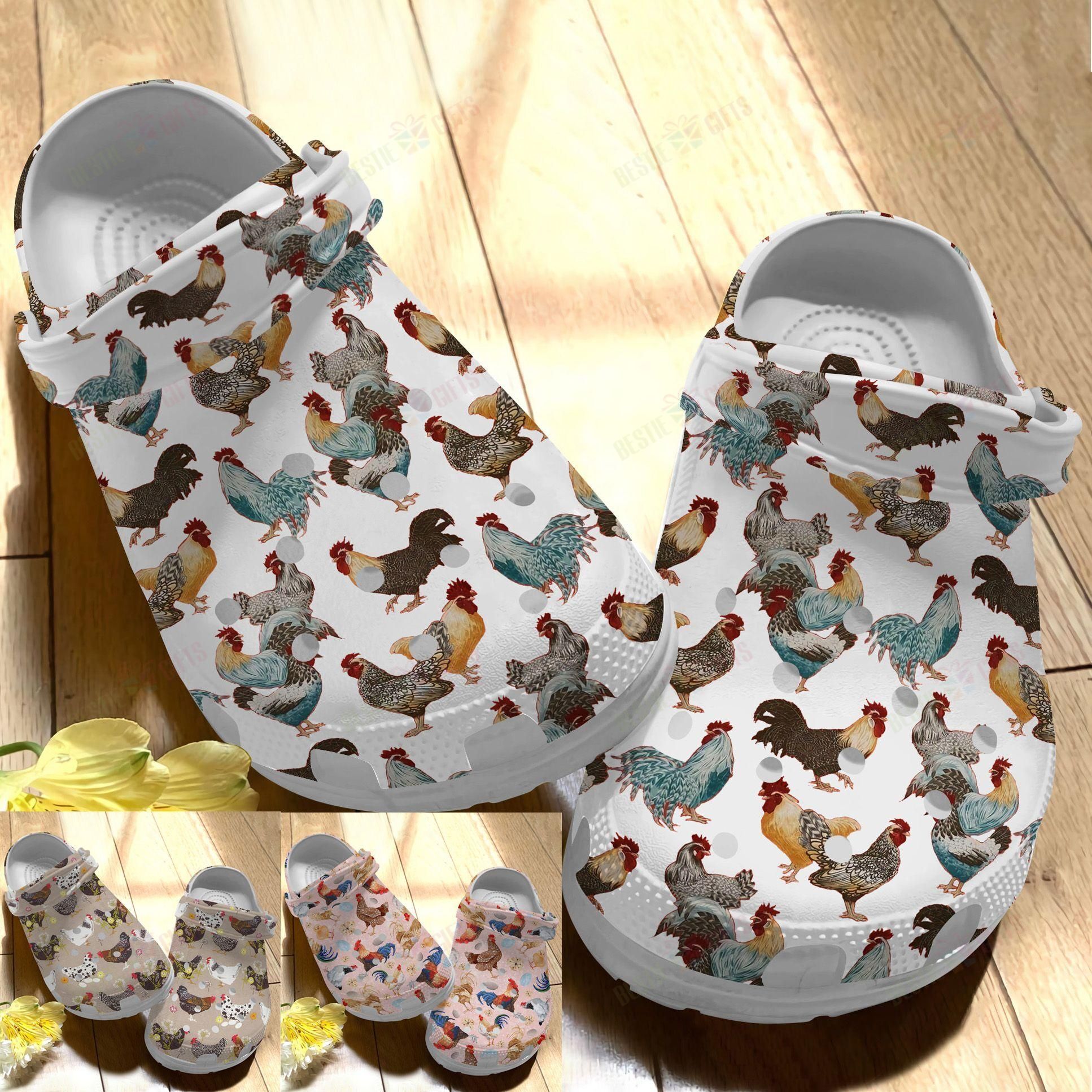 Chicken Crocs Classic Clog Whitesole &hellip;