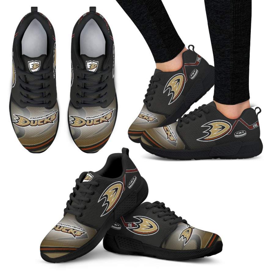 Awesome Anaheim Ducks Running Sneakers For Hockey Fan