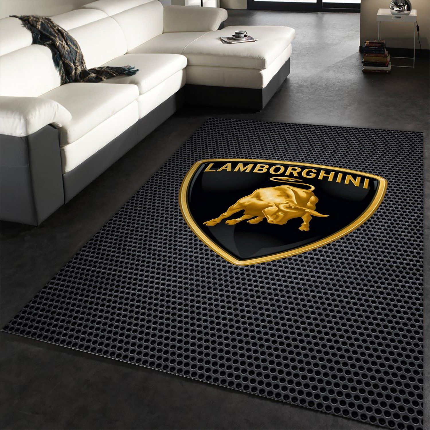 Lamborghini Rug Bedroom Rug Christmas Gift US Decor