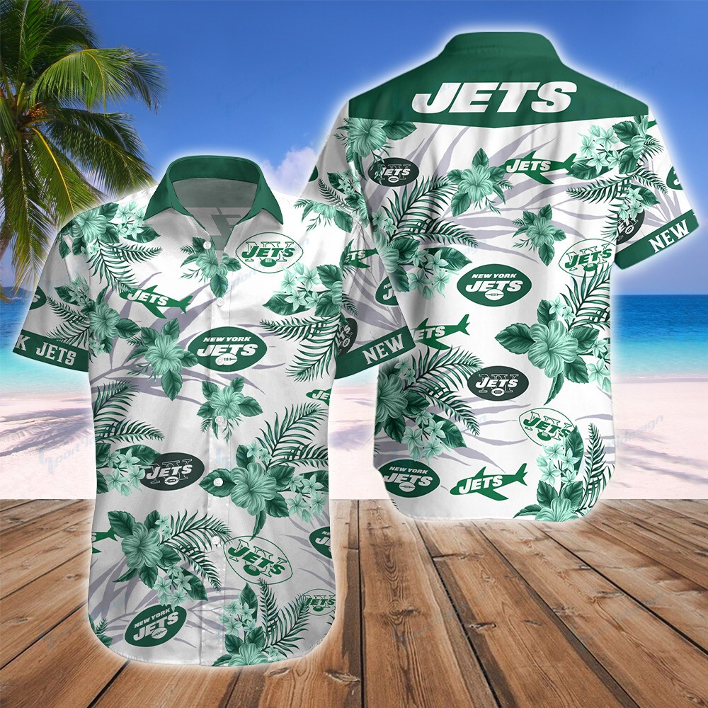 New York Jets Button Shirts Bg248