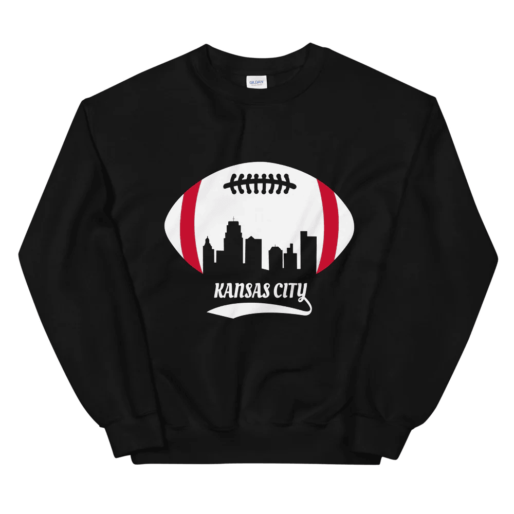 Unisex Kansas City Chiefs Football Crew Neck Sweatshirt