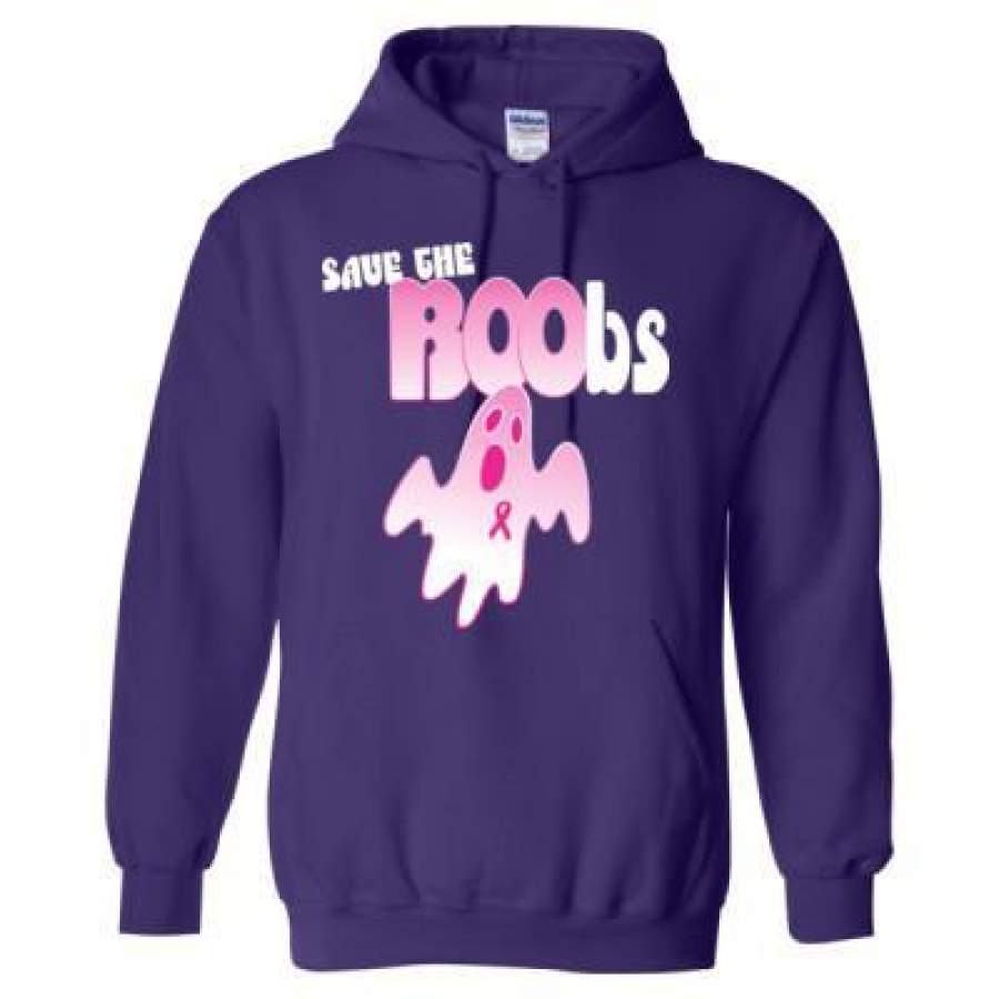 AGR Breast Cancer Halloween Save The Boobs – Heavy Blend™ Hooded Sweatshirt