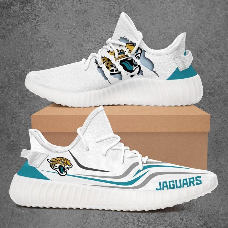 Jacksonville Jaguars Custom Yeezy Sport Teams Yeezy Boost 350 V2 Top Trending Custom Shoes Gift 9