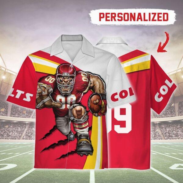 Gearhomies Personalized Unisex Hawaiian Shirt Kansas City Chiefs Football Team 3D Apparel