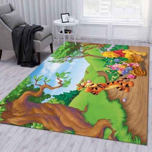 Winnie The Pooh Ver15 Rug All Over Print Logo Custom Area Rug Carpet Full Sizes Home Living Rug Carpet Decor