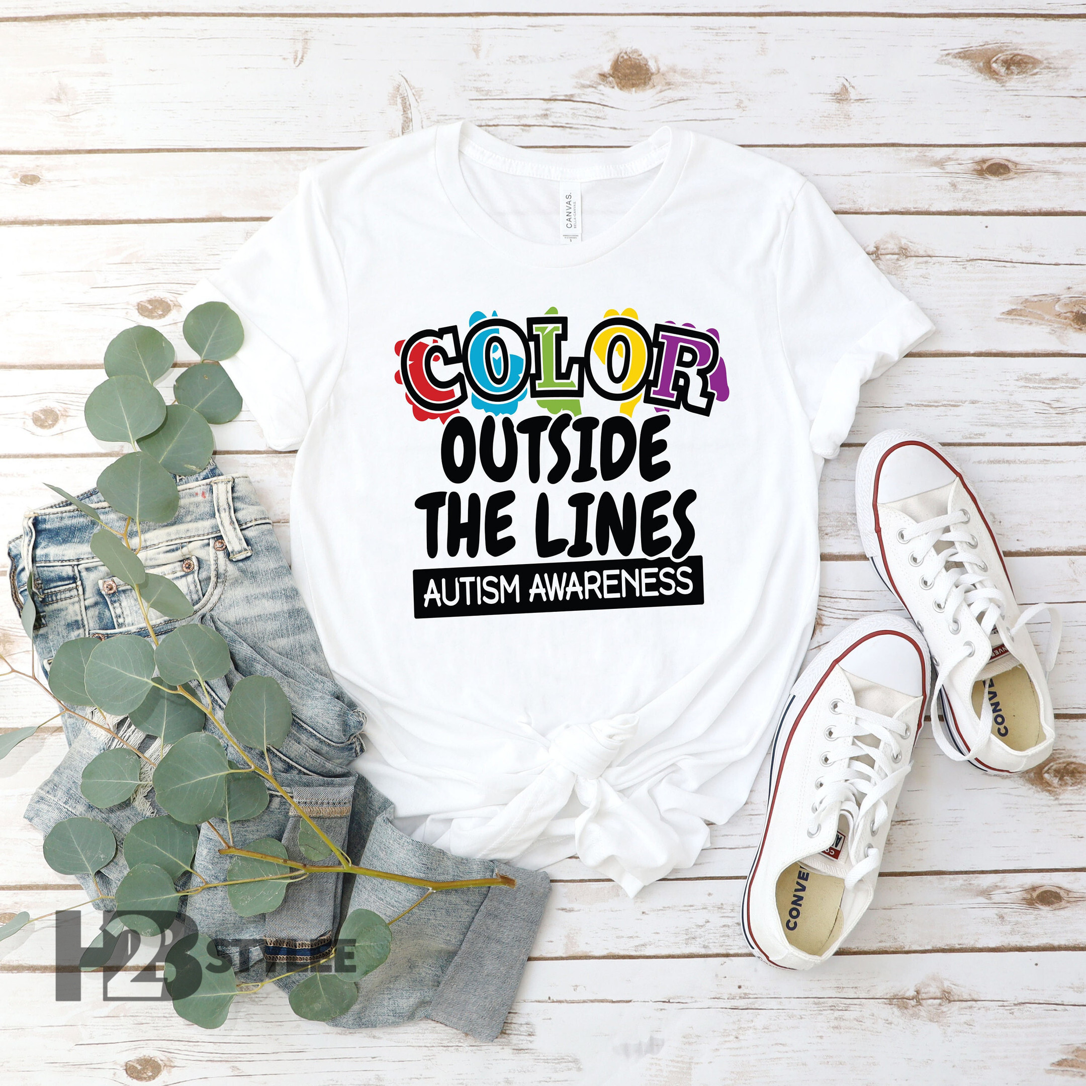 Color Outside The Lines Autism Awareness Support Gift Neurodiversity Special Education Unisex T Shirt, Sweatshirt, Hoodie
