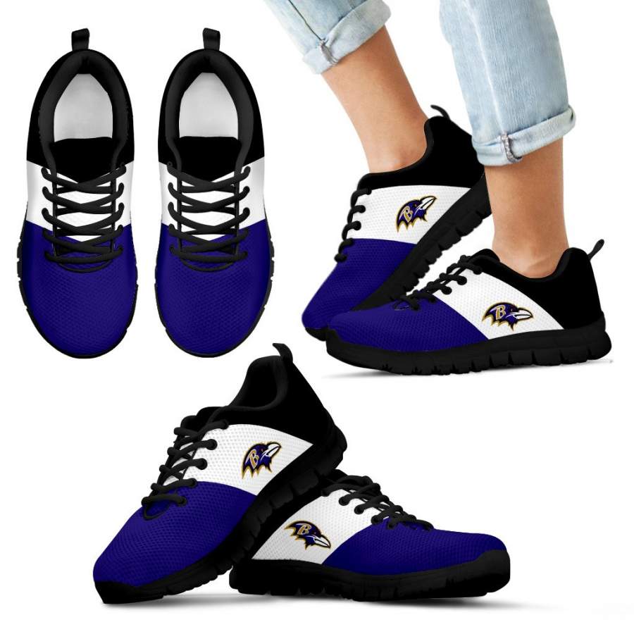 Separate Colours Section Superior Baltimore Ravens Sneakers