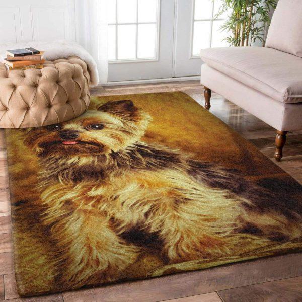 Yorkshire Terrier Home Decor Rectangle Area Rug 4