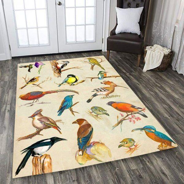 Cute Small Birds Home Decor Rectangl …