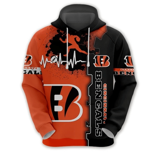 Cincinnati Bengals Beating Curve And 65 Unisex 3D Hoodie Gift For Fans