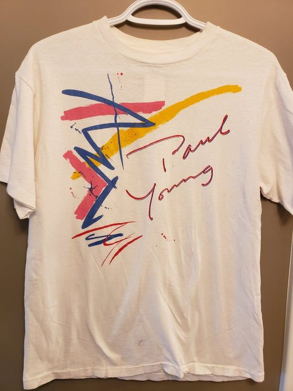 Vintage 1985 Paul Young World Tour Shirt