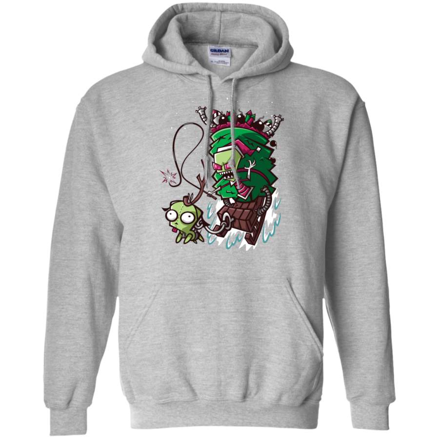 Zim Stole Christmas Pullover Hoodie