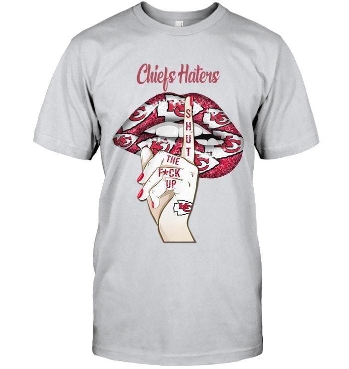 Kansas City Chiefs Haters Shhhh Shhh Lips Shirt T Shirt Hoodie,  Hoodie Sweater