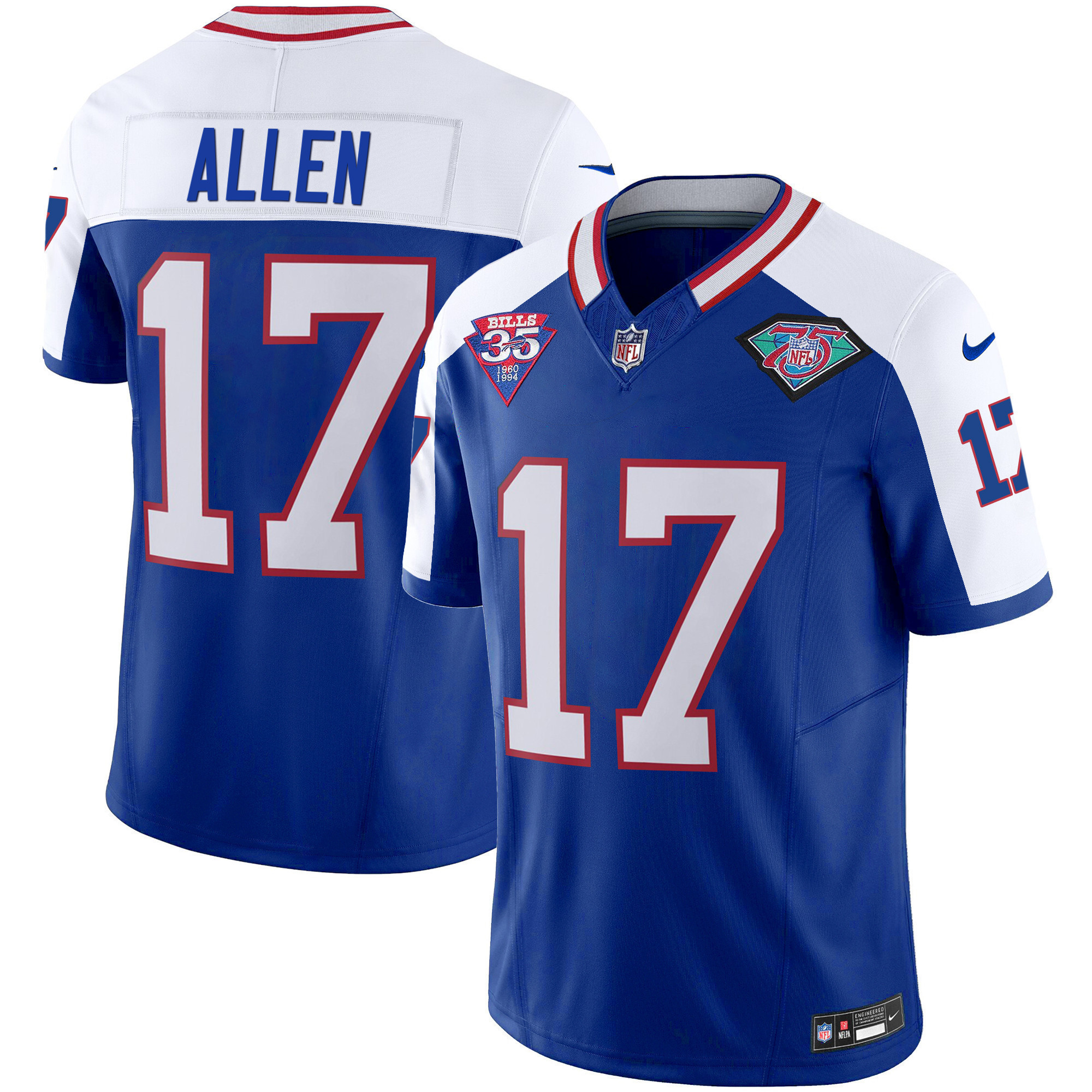 Youth’S Bills 1994 Throwback Vapor Jersey – All Stitched