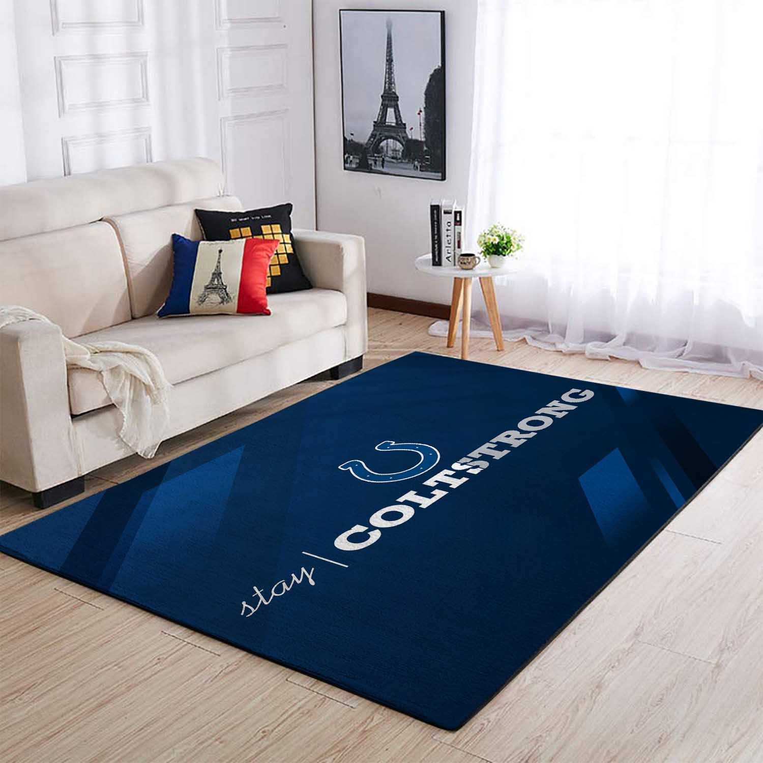 The 20 Rug Indianapolis Colts Area Rugs Living Room Carpet SIC101201 Christmas Gift Floor Decor