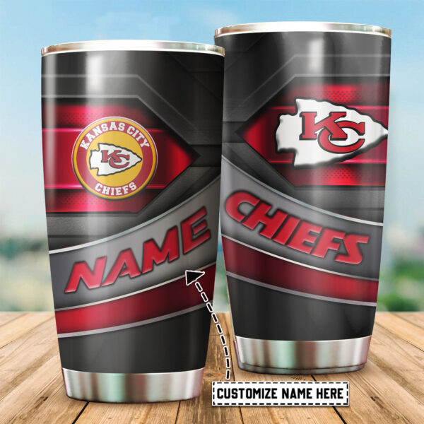 Kansas City Chiefs Personalized Tumbler Bg371