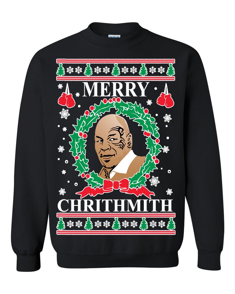 Mike Tyson Merry Chrithmith Ugly Christmas Sweater Sweatshirt