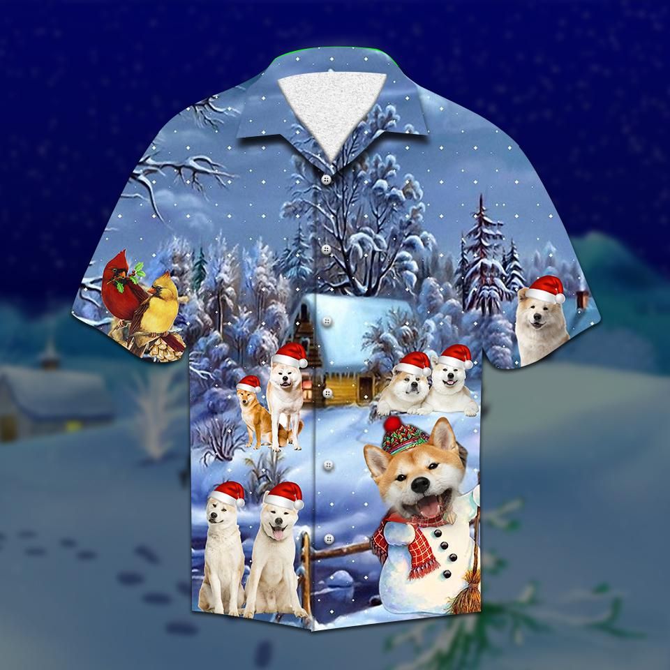 Akita Christmas Hawaiian Shirt | Unisex | Adult | Hw2112