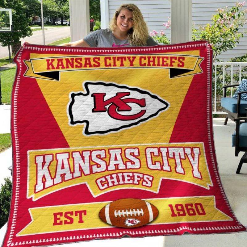 Kansas City Chiefs Quilt Blanket 03