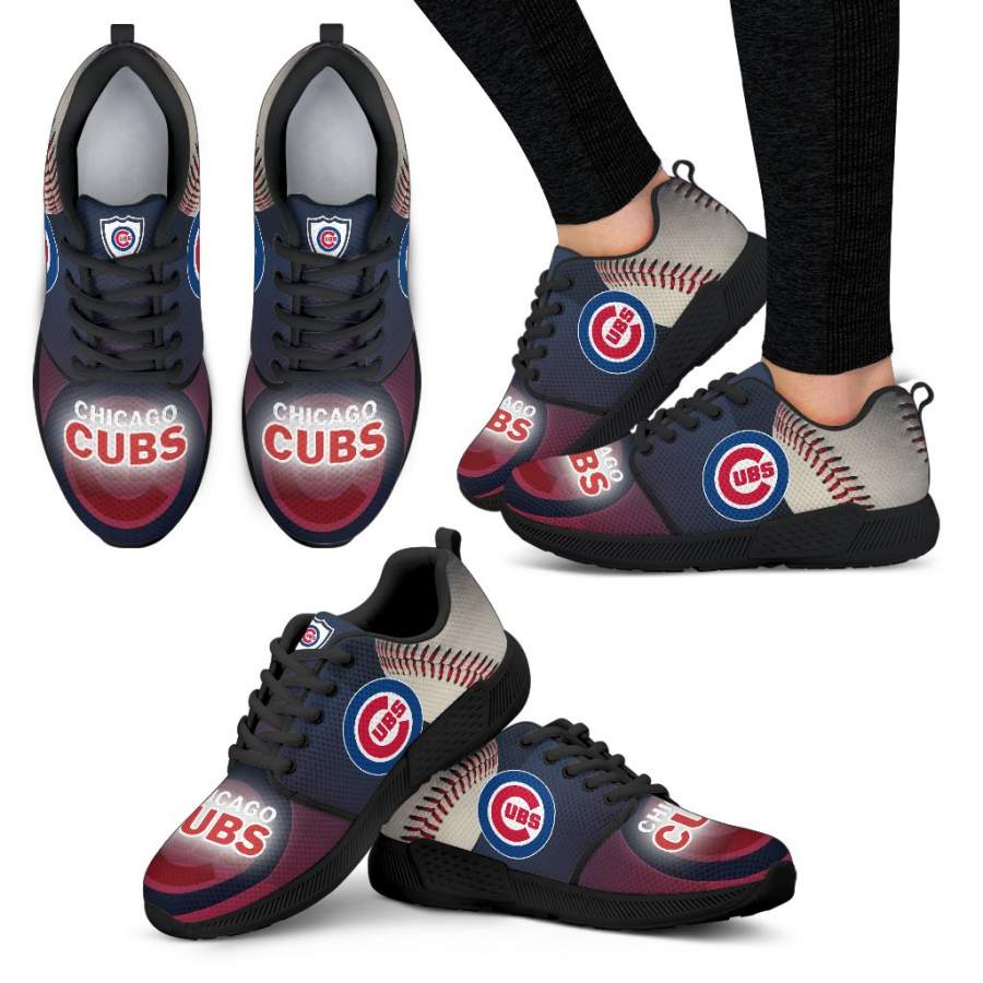 Awesome Chicago Cubs Running Sneakers For Baseball Fan