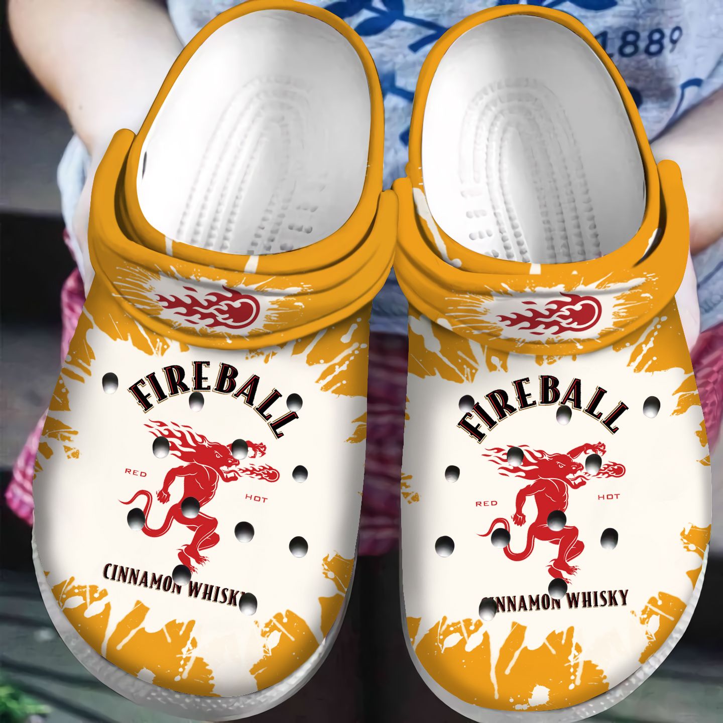 Fireball Cinnamon Whisky Crocs Crocb &hellip;