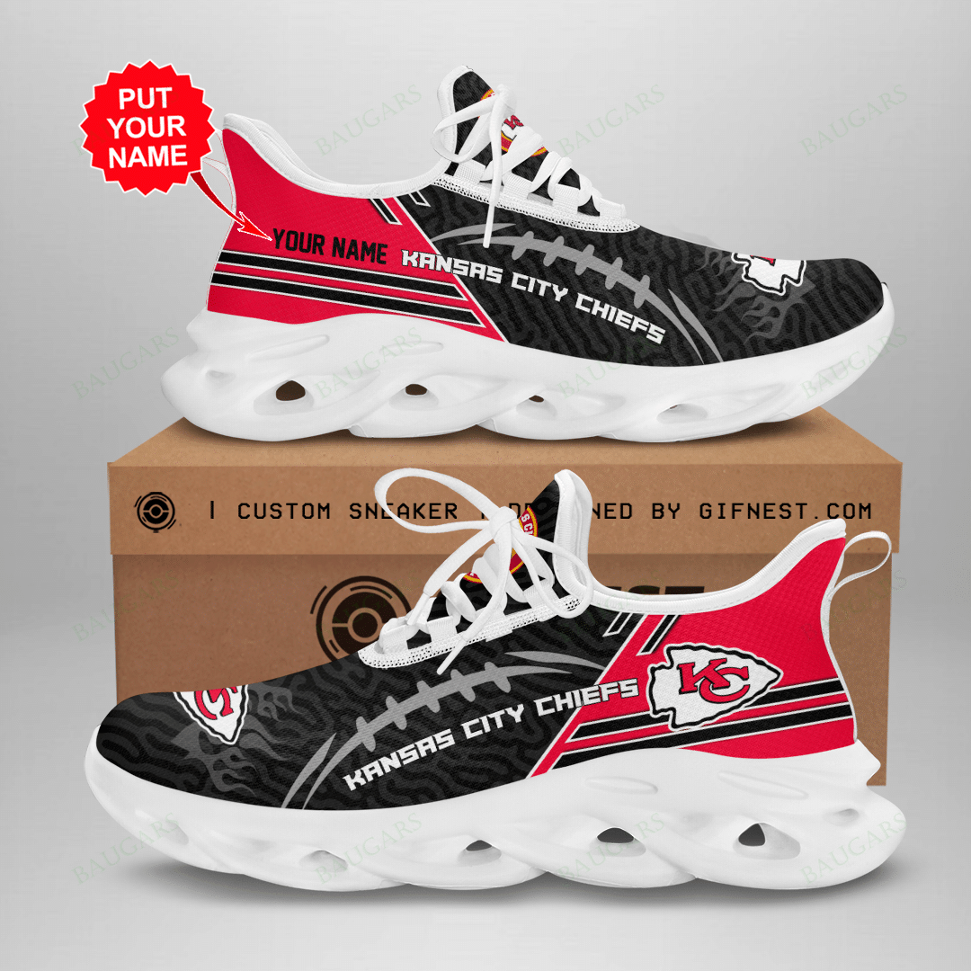 Kansas City Chiefs Yezy Running Sneakers Art 490