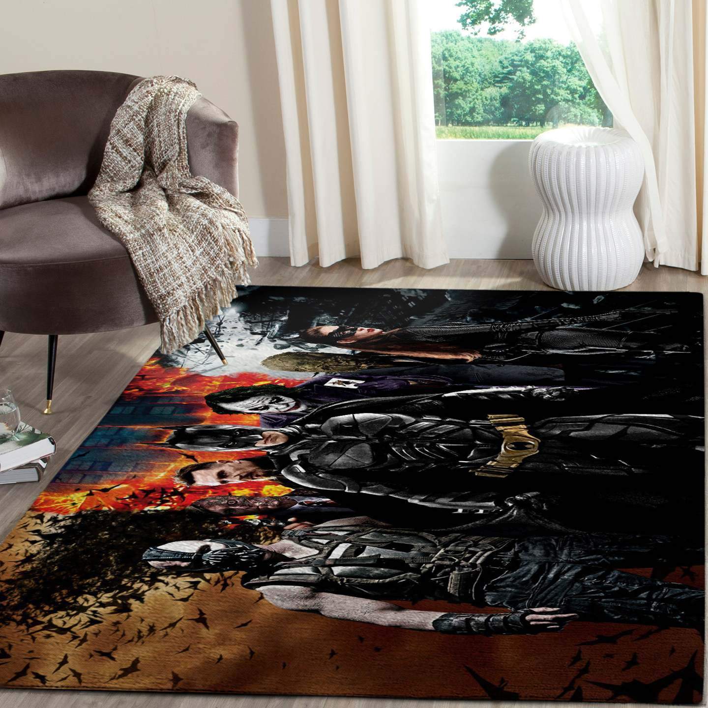Batman Area Rugs DC Comics SuperHero …