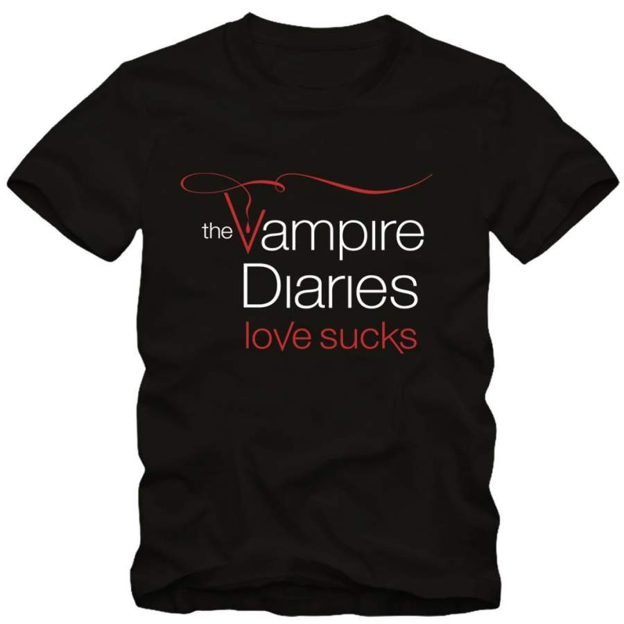 100% Cotton Mens T-shirt The Vampire Diaries Serie TV