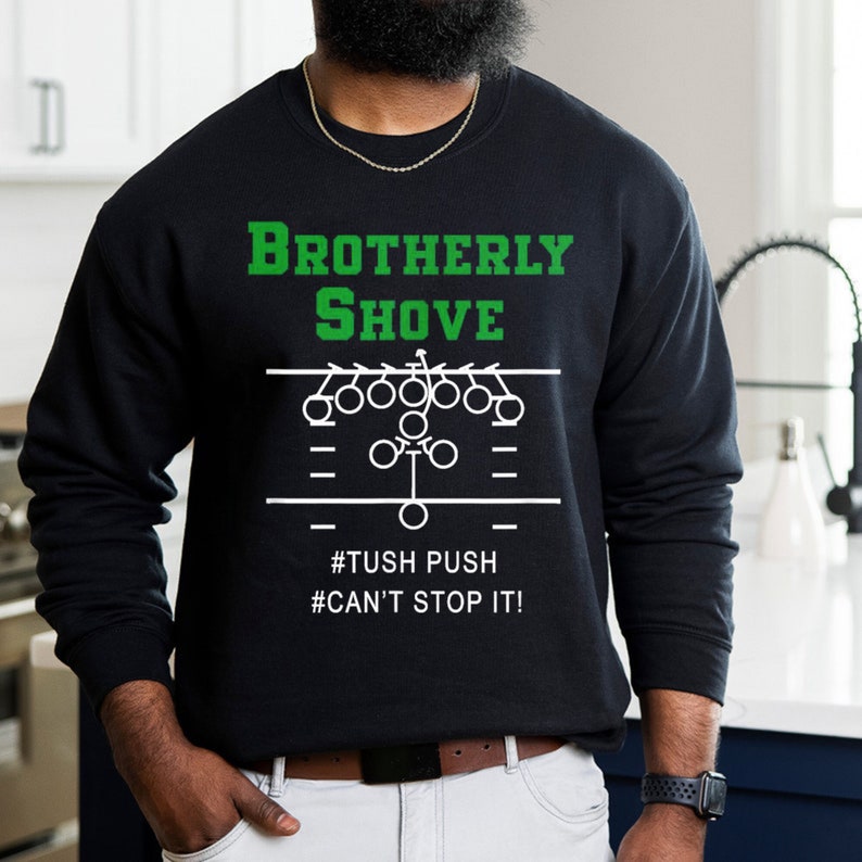 Brotherly Shove Qb Sneak Philadelphia Shirt, Pennsylvania Shirt, Eagles Shirt, Philadelphia Football Shirt Philly Apparel