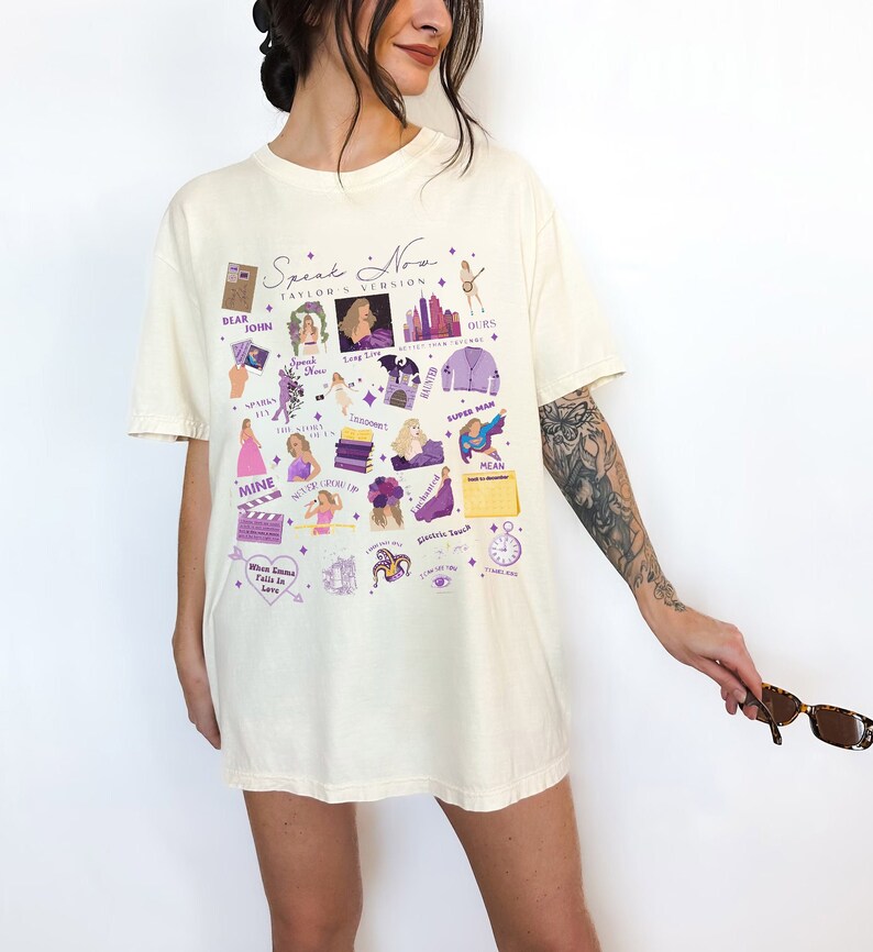 Speak Now Taylor’S Version Track List Shirt, Taylor The Eras Tour Shirt, Speak Now 2023 Shirt