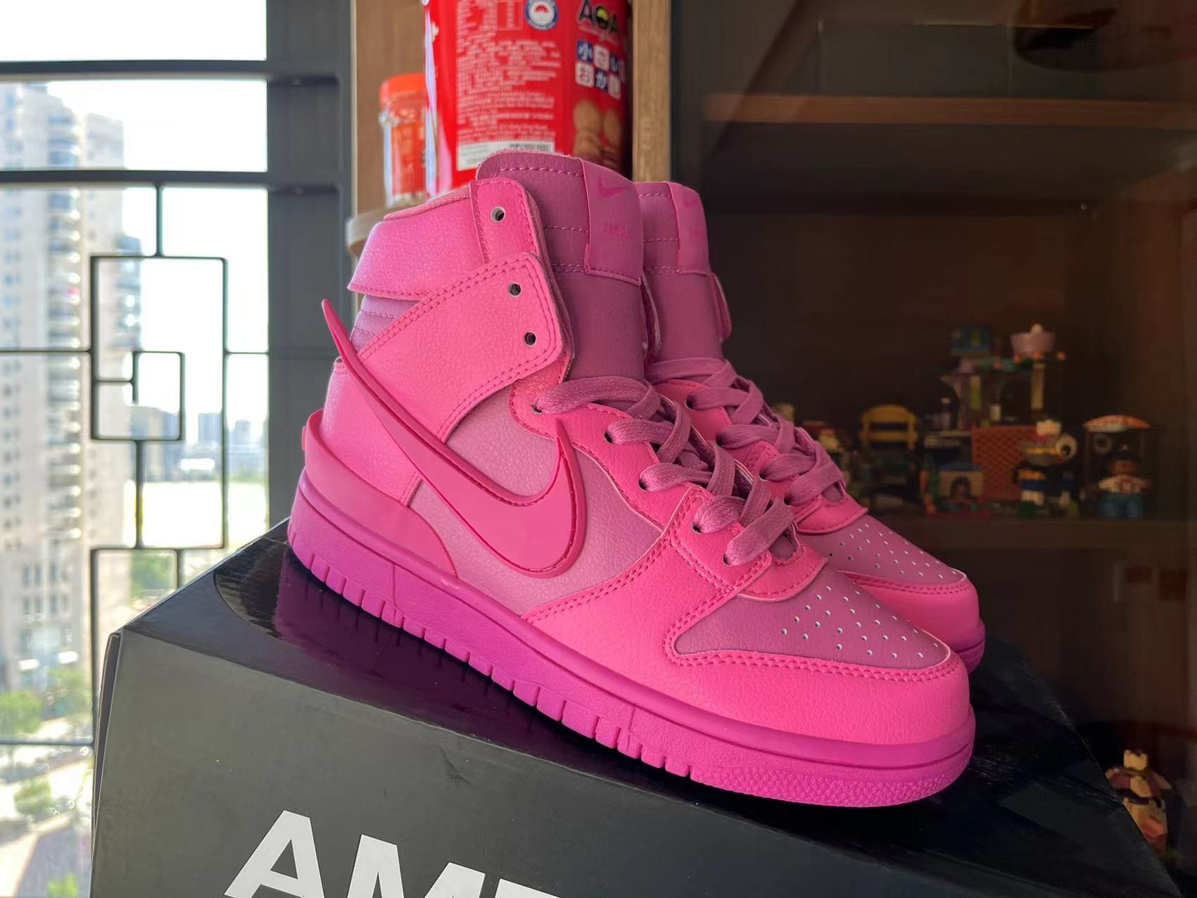 Nike AMBUSH x Dunk High Cosmic Fuchsia Shoes Sneakers PR-343728