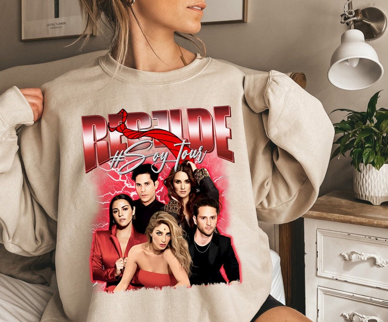 Vintage Rebelde Soy Tour Shirt, Rbd Fans Sweatshirt, Rbd Vintage 90S, Rbd Concert 2023 Shirt, Rebelde Red Trending Shirts, Rbd Tour Shirt