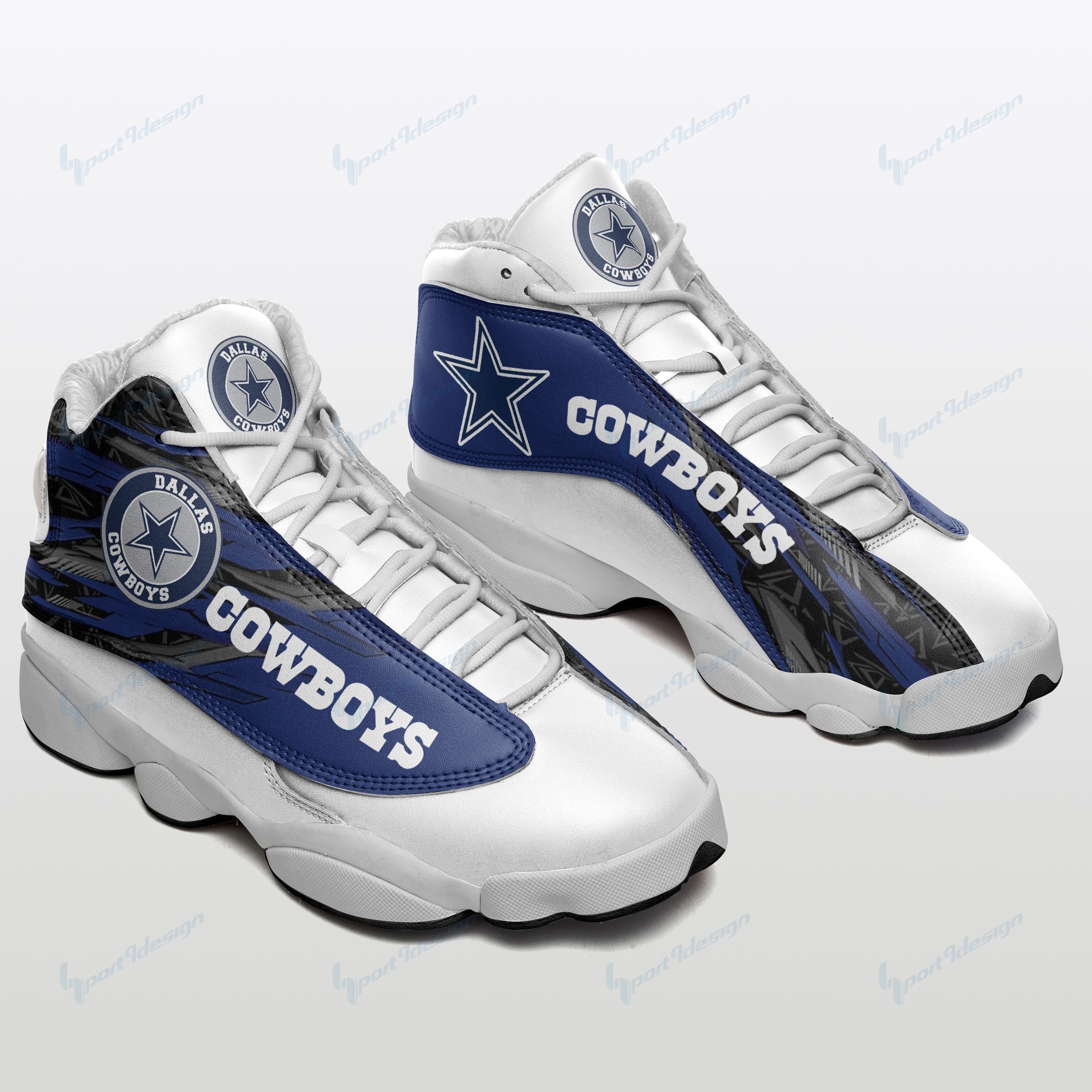 Dallas Cowboys Air JD13 Sneakers 591