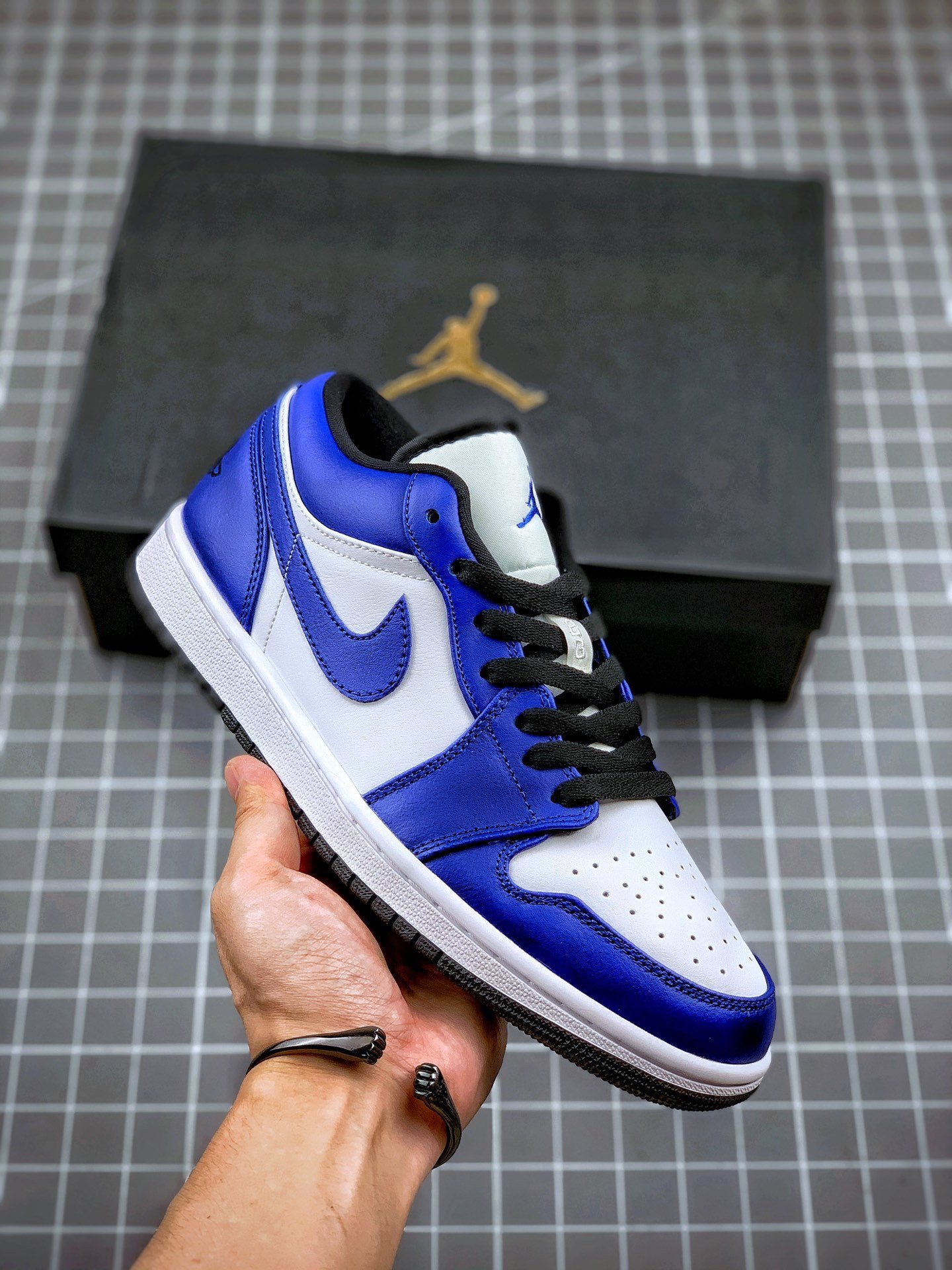 JD 1 Low WhiteGame Royal-Black 5341816