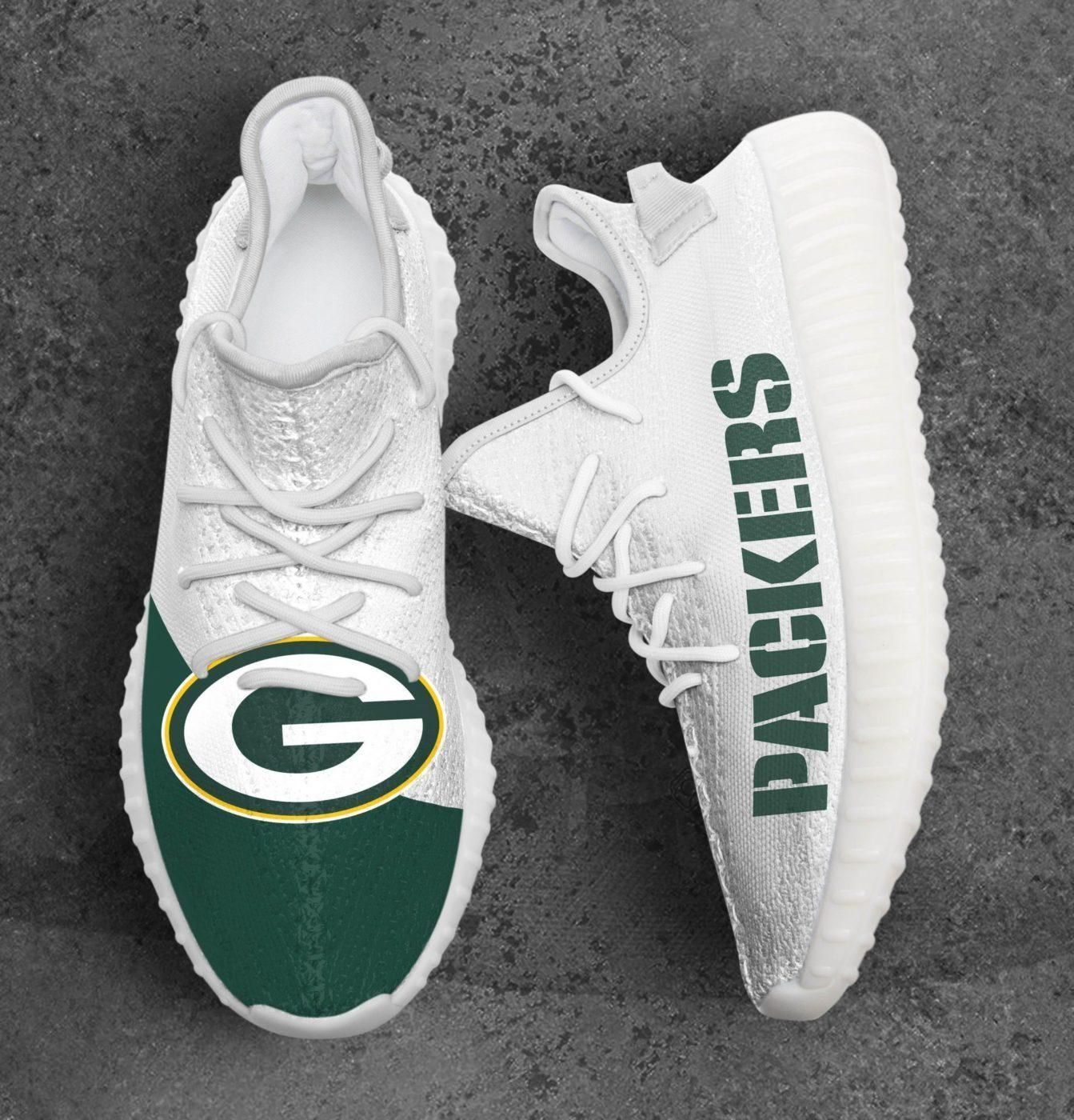 Custom Shoes Yeezy Green Bay Packers Custom Yeezy Shoes