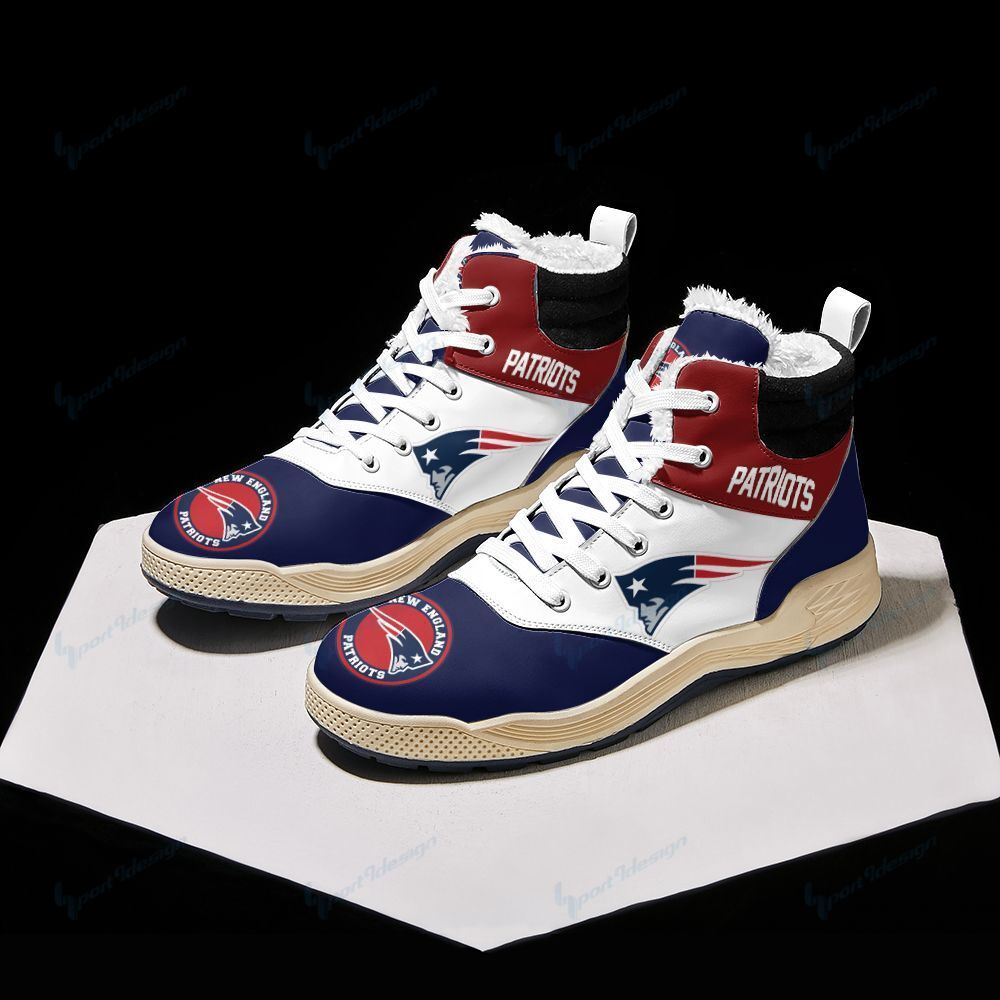 New England Patriots Winter High Top Fashion Sneaker 14